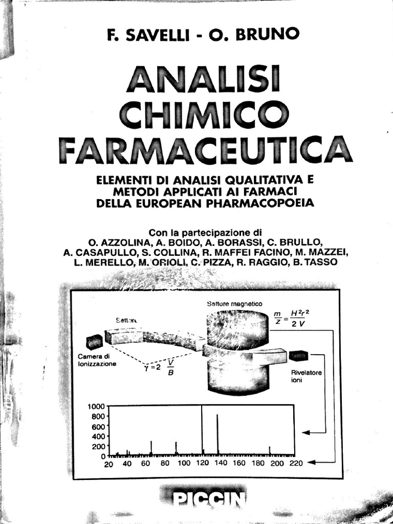 analisi chimico farmaceutica savelli